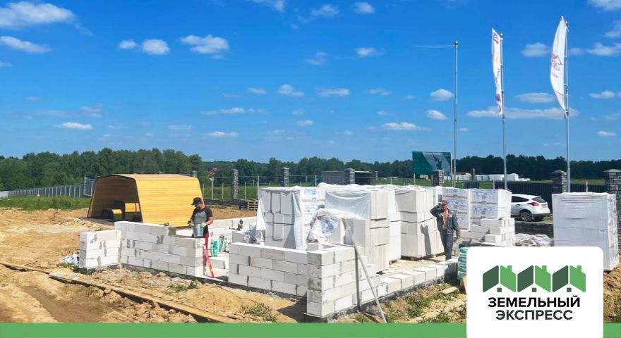 Работы по строительству КПП в КП "Регата"